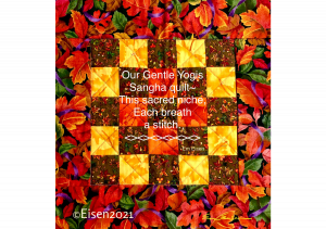 Gentle Yogis Sangha Quilt by Emily Eisen